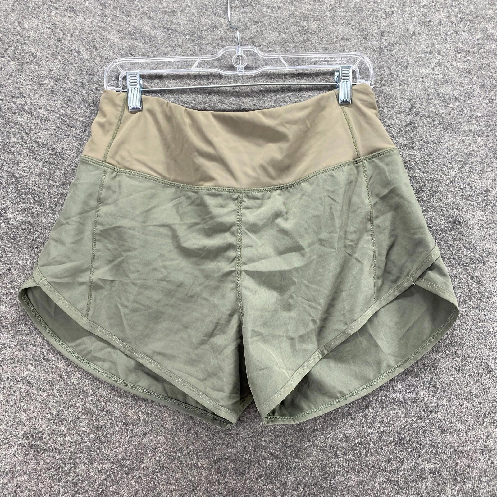 Sunzel Activewear Shorts Women 10 Gray High Rise Pull On Elastic Waist Athletic